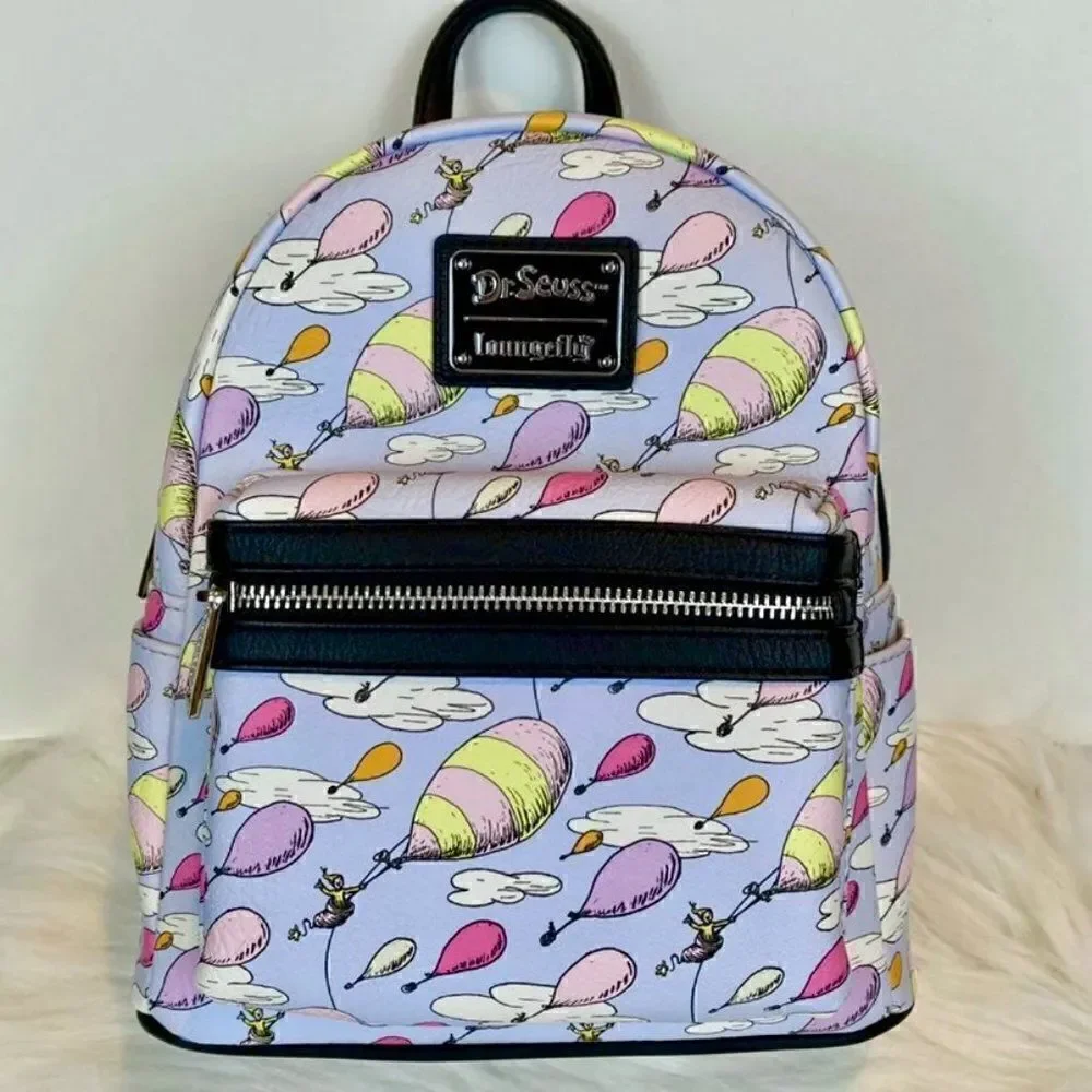 Loungefly Dr. Seuss Oh the Places You’ll Go Mini Backpack & Wallet NWT